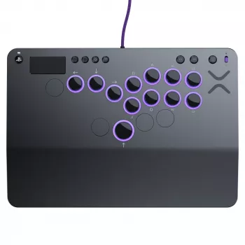 PDP Victrix Pro KO Bezsviras Cīņas Nūja Pelēka USB Cīņas Nūja PC, PlayStation 4, PlayStation 5