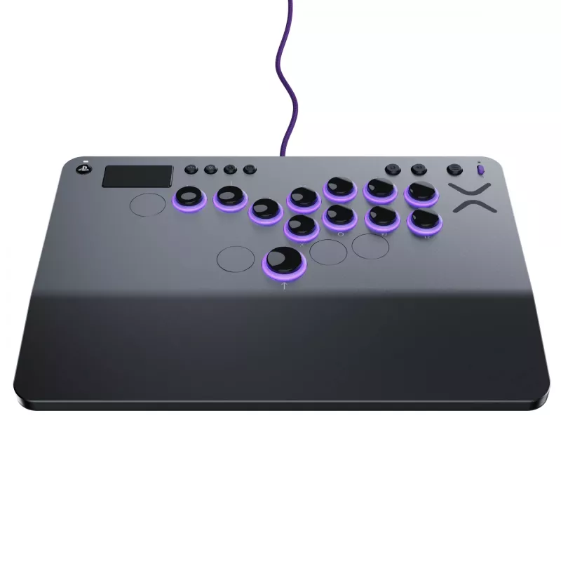 PDP Victrix Pro KO Bezsviras Cīņas Nūja Pelēka USB Cīņas Nūja PC, PlayStation 4, PlayStation 5