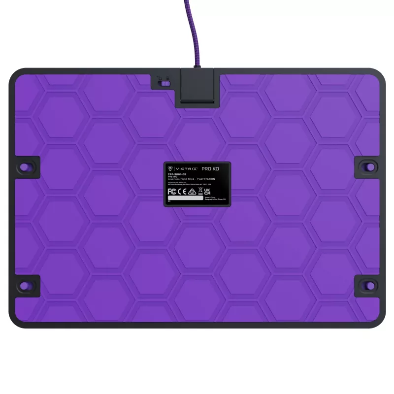 PDP Victrix Pro KO Bezsviras Cīņas Nūja Pelēka USB Cīņas Nūja PC, PlayStation 4, PlayStation 5