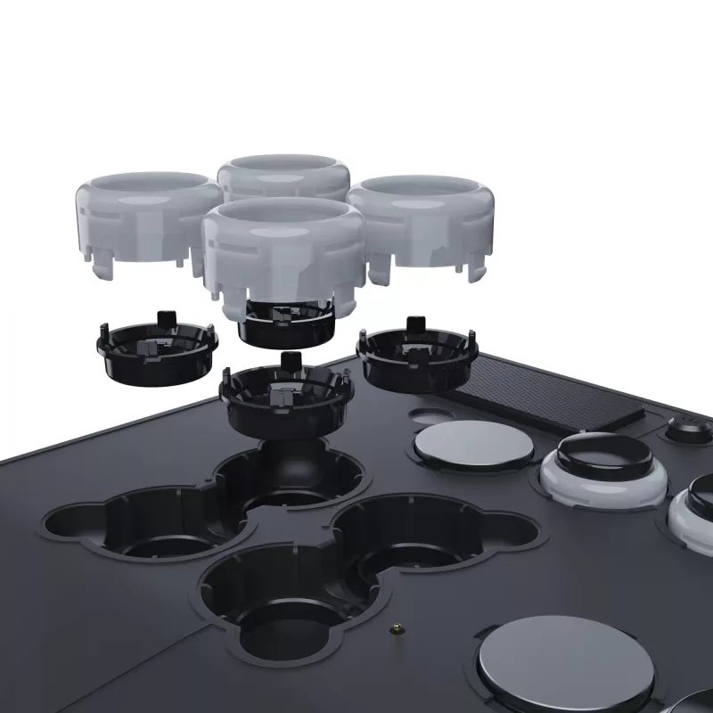 PDP Victrix Pro KO Bezsviras Cīņas Nūja Pelēka USB Cīņas Nūja PC, PlayStation 4, PlayStation 5