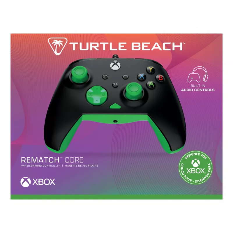 Gamepad Turtle Beach Rematch Core Melns Zaļš USB Vadu PC Xbox