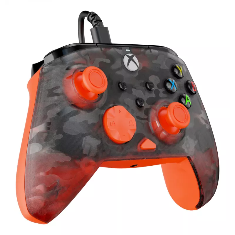 Spēļu kontrolieris Turtle Beach Rematch Core melns pelēks oranžs USB vadu