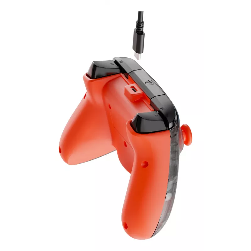 Spēļu kontrolieris Turtle Beach Rematch Core melns pelēks oranžs USB vadu