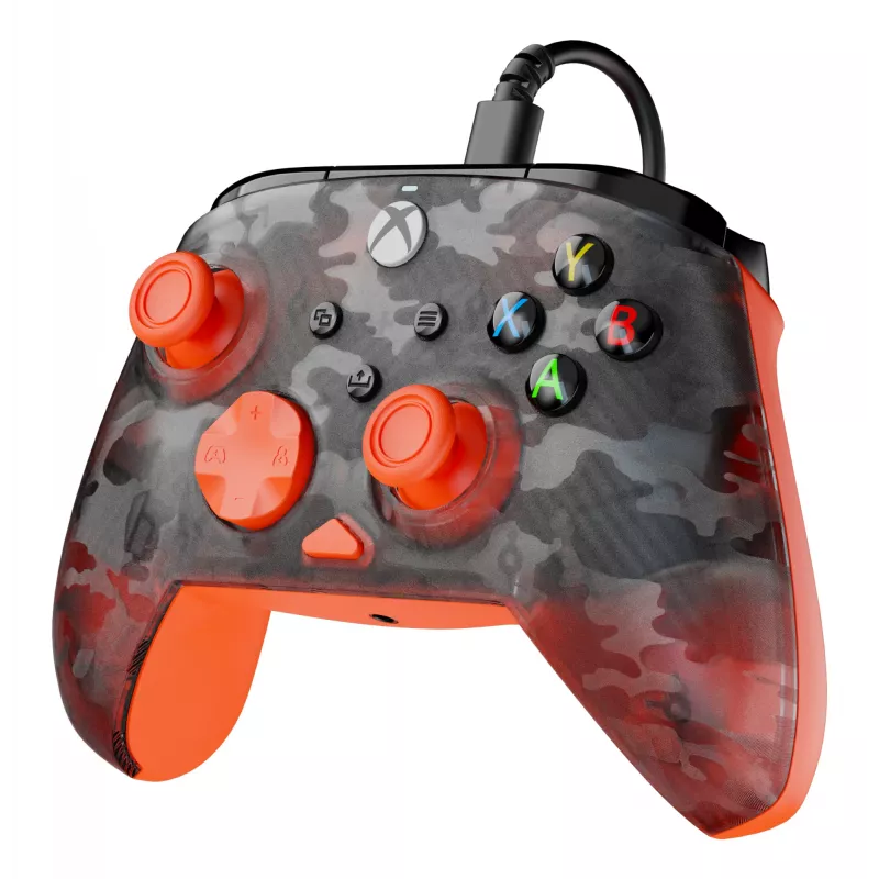 Spēļu kontrolieris Turtle Beach Rematch Core melns pelēks oranžs USB vadu