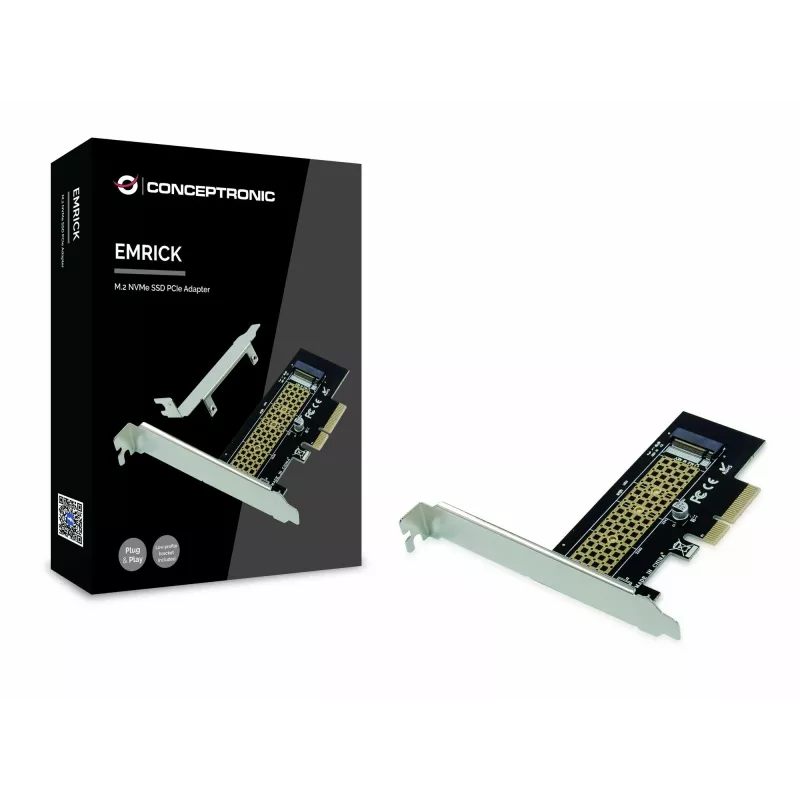 Conceptronic EMRICK M.2 NVMe SSD PCIe adapteris