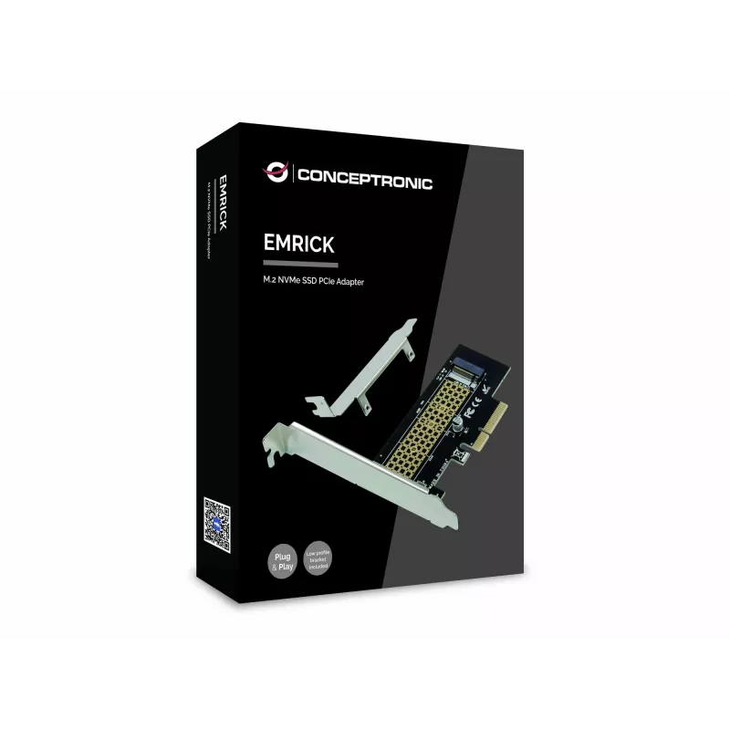 Conceptronic EMRICK M.2 NVMe SSD PCIe adapteris