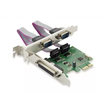 Conceptronic PCI Express karte ar 1 paralēlo un 2 seriālajiem portiem