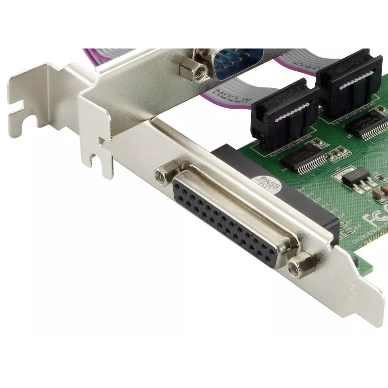 Conceptronic PCI Express karte ar 1 paralēlo un 2 seriālajiem portiem