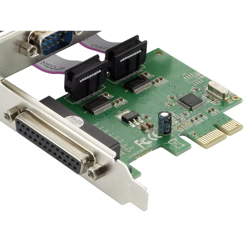 Conceptronic PCI Express karte ar 1 paralēlo un 2 seriālajiem portiem