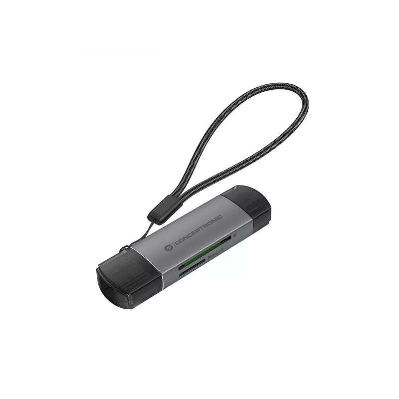 Conceptronic BIAN05G 2-in-1 USB 3.0 Dual Plug karšu lasītājs, SD/MicroSD 3.0, UHS-I