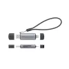 Conceptronic BIAN05G 2-in-1 USB 3.0 Dual Plug karšu lasītājs, SD/MicroSD 3.0, UHS-I