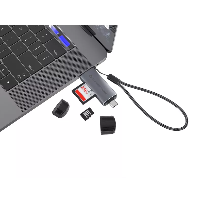 Conceptronic BIAN05G 2-in-1 USB 3.0 Dual Plug karšu lasītājs, SD/MicroSD 3.0, UHS-I