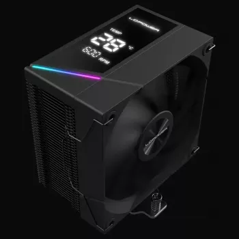Ventilators LC-Power LC-CC-120-DB6 12 cm Melns 600-2200 RPM FDB