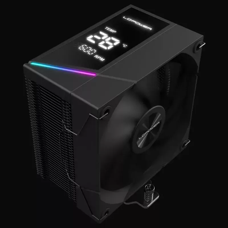 Ventilators LC-Power LC-CC-120-DB6 12 cm Melns 600-2200 RPM FDB