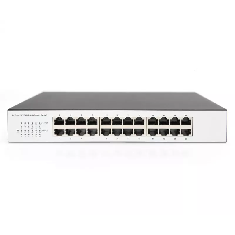 Nepārvaldīts komutators Digitus DN-60021-2 24 portu Fast Ethernet