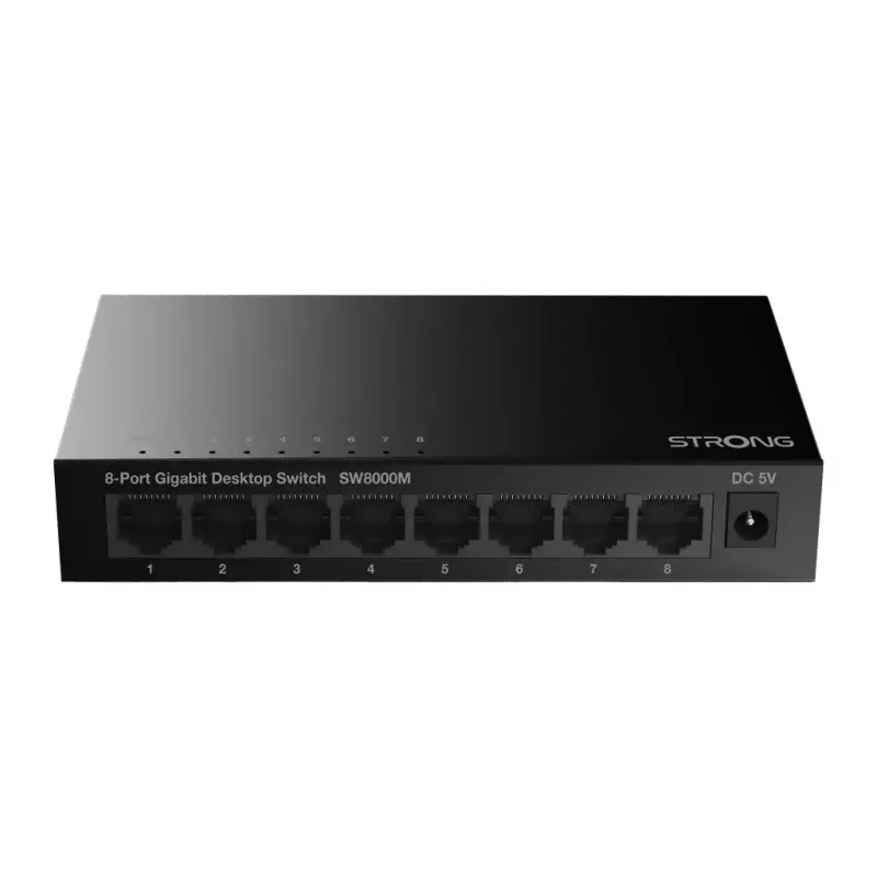 Strong SW8000M tīkla slēdzis Gigabit Ethernet 8 pieslēgvietas 16 Gbit/s