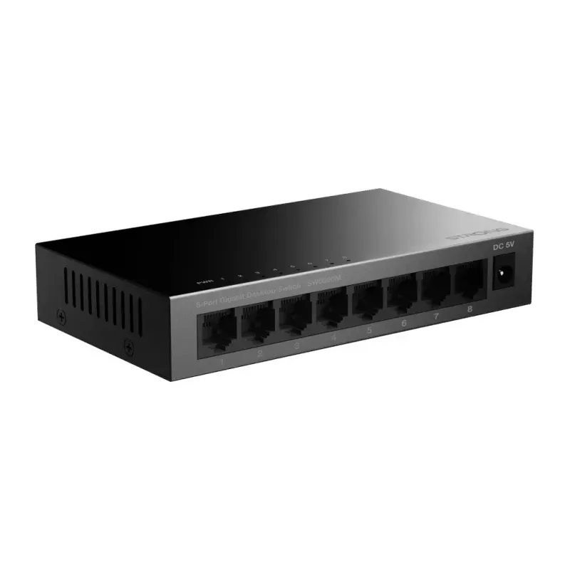 Strong SW8000M tīkla slēdzis Gigabit Ethernet 8 pieslēgvietas 16 Gbit/s