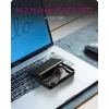 ICY BOX IB-CR601M-C31 SSD korpuss, melns, M.2