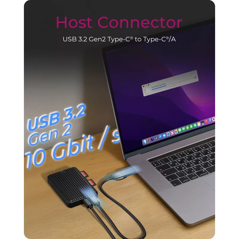 ICY BOX IB-CR602M-C31 SSD korpuss Melns M.2
