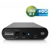 HDD korpuss Fantec DB-ALU31 melns 3,5 collas