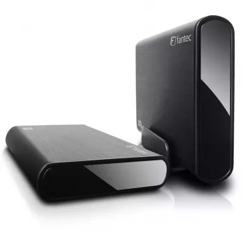 HDD korpuss Fantec DB-ALU31 melns 3,5 collas