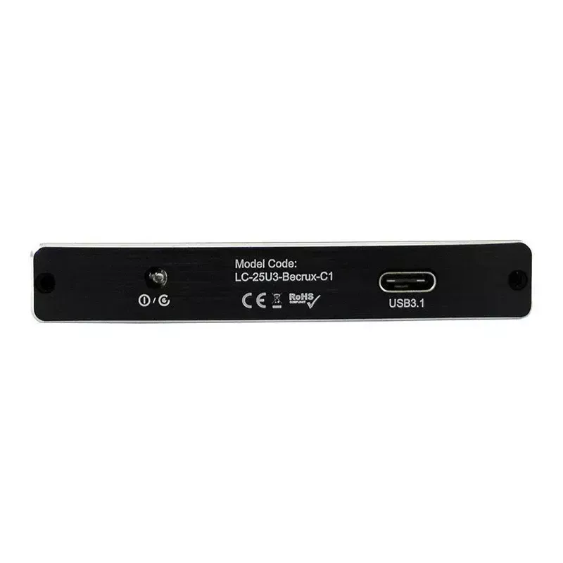 Cietā diska korpuss LC-Power LC-25U3-Becrux-C1 Melns 2,5 collu