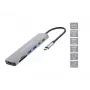 Conceptronic DONN28G 7-in-1 USB 3.2 Gen 1 dokstacija, 4K60Hz HDMI, USB-A 5Gbps x 2, USB-C 5Gbps, SD, TF/MicroSD, 100W USB PD