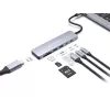 Conceptronic DONN28G 7-in-1 USB 3.2 Gen 1 dokstacija, 4K60Hz HDMI, USB-A 5Gbps x 2, USB-C 5Gbps, SD, TF/MicroSD, 100W USB PD