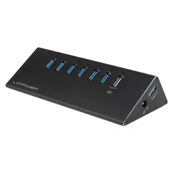 USB centrmezgls LC-Power LC-HUB-ALU-2B-7