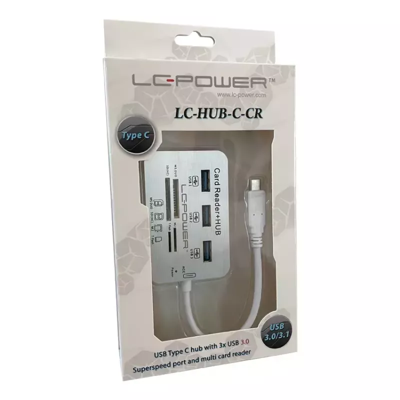 Klēpjdatora dokstacija LC-Power LC-HUB-C-CR
