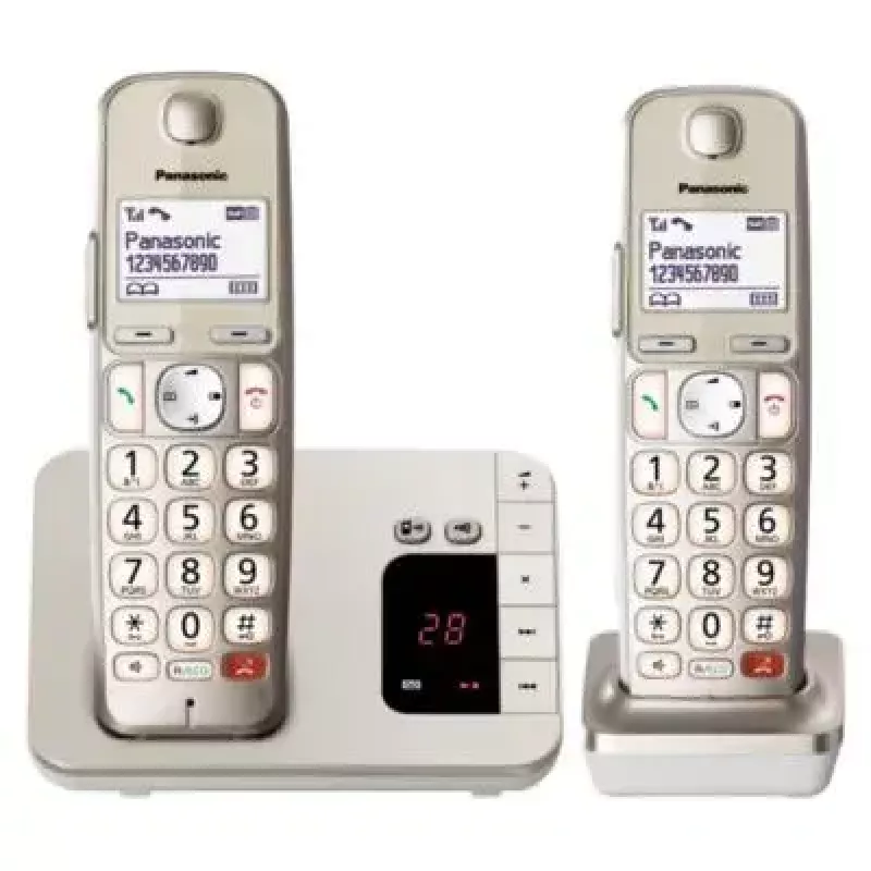 DECT tālrunis Panasonic KX-TGE262GN bezvadu klausule Zvanītāja ID
