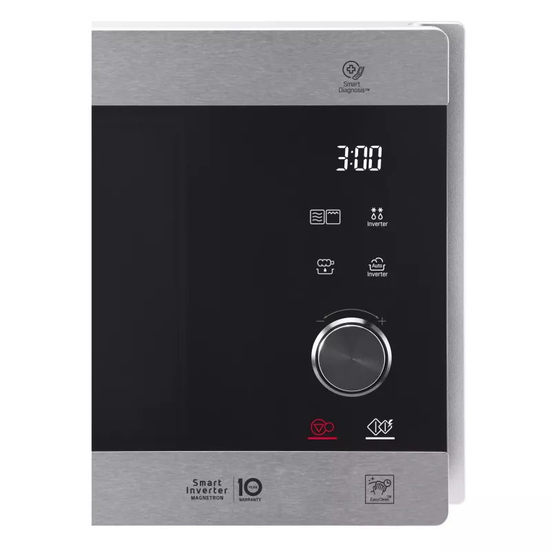 LG MH6565CPS mikroviļņu krāsns Nerūsējošais tērauds Grila mikroviļņu krāsns Darba virsma 25 L 1150 W