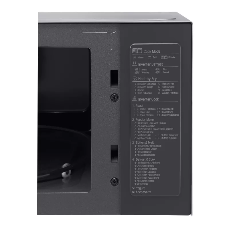 LG MH6565CPS mikroviļņu krāsns Nerūsējošais tērauds Grila mikroviļņu krāsns Darba virsma 25 L 1150 W