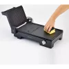 Ariete 1916 Multi Grill 3 in 1 - Elektriskais grils, bārbekjū, gluda un rievota plāksne - 180° atvērums - Regulējams termostats - 2400 W - Melns