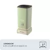 Ariete 2878 Vintage Piena putotājs - Karstā un aukstā piena putotājs - Kapučīno, šokolāde, liofilizēti dzērieni - 500 W - Zaļš