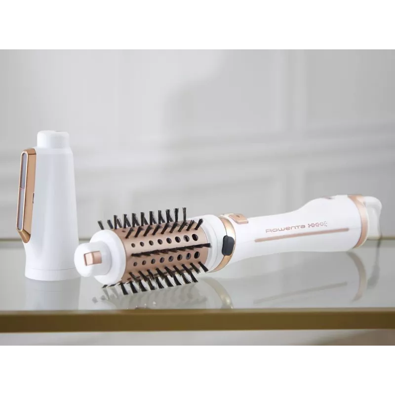 Rowenta Brush Activ Ultimate Care CF9720 Karstā gaisa birste Silts varš, Balts 2 m