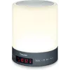 Spraudža tipa naktslampa Beurer WL 50 — LED, balts korpuss, zila/sarkana/balta gaisma, maiņstrāvas un bateriju barošana, 132 mm augstums