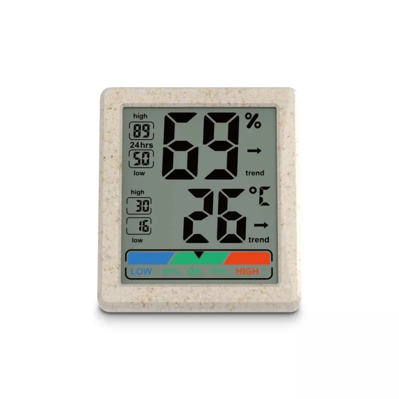 Iekštelpu temperatūras un mitruma sensors Hama Ponza brīvi stāvošs AAA baterija