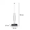 Rowenta X Clean 10 2-in-1 stick vacuum baterija Dry&wet Bagless 200 W Silver, balta