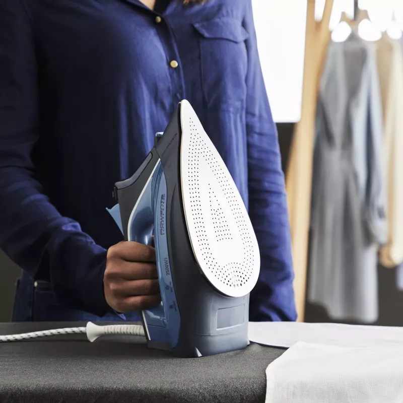 Rowenta DW4308 tvaika gludeklis Microsteam 300 Lāzerzole 2500 W Zils, Balts