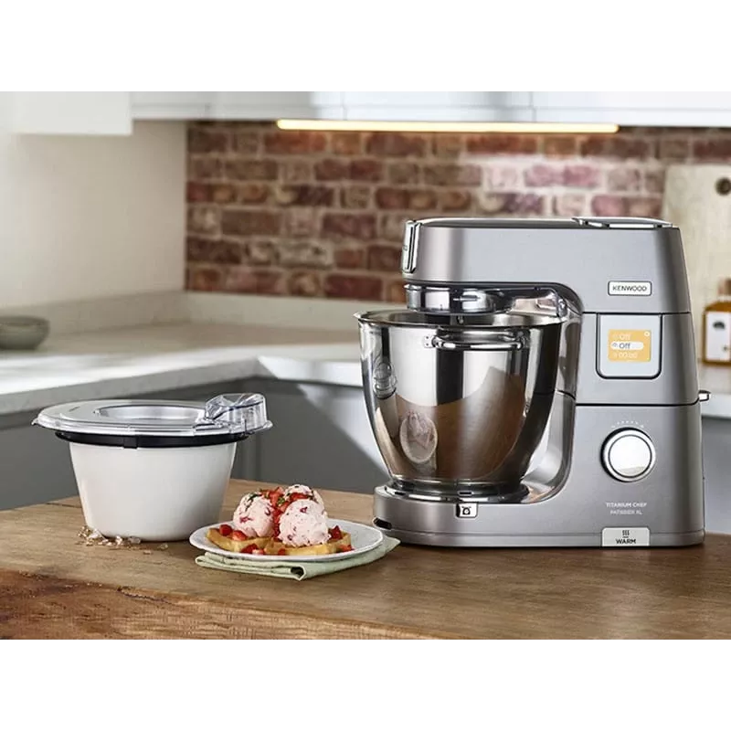 Saldētu desertu gatavošanas piederums Kenwood KAX71.000WH – saldējuma pagatavošanas ierīce