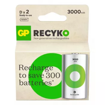 Uzlādējamā baterija GP baterijas ReCyko Pro RECYKO D NiMH 63,5g