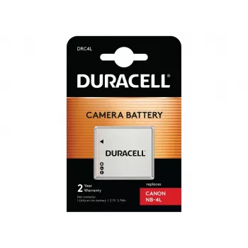 Duracell kameras baterija – aizstāj Canon NB-4L bateriju