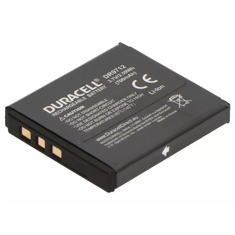 Duracell kameras baterija – aizstāj Kodak KLIC-7001 bateriju