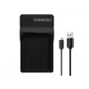 Duracell digitālās kameras akumulatora lādētājs, USB, Iekštelpu akumulatora lādētājs, Nikon EN-EL14, Melns, 5 V, 5 V