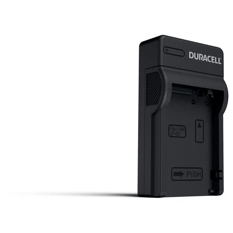 Bateriju lādētājs Duracell DRC5900 USB iekštelpu lietošanai, paredzēts Canon LP-E8
