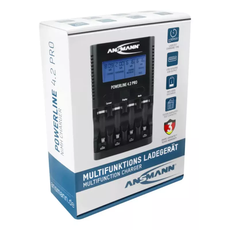 Baterijas lādētājs Ansmann Powerline 4.2 Pro