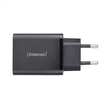 Strāvas adapteris Intenso W65ACC USB-A un USB-C pieslēgvietas melns