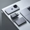 Strāvas adapteris Intenso W65ACC USB-A un USB-C pieslēgvietas melns