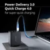 Strāvas adapteris Intenso W65ACC USB-A un USB-C pieslēgvietas melns